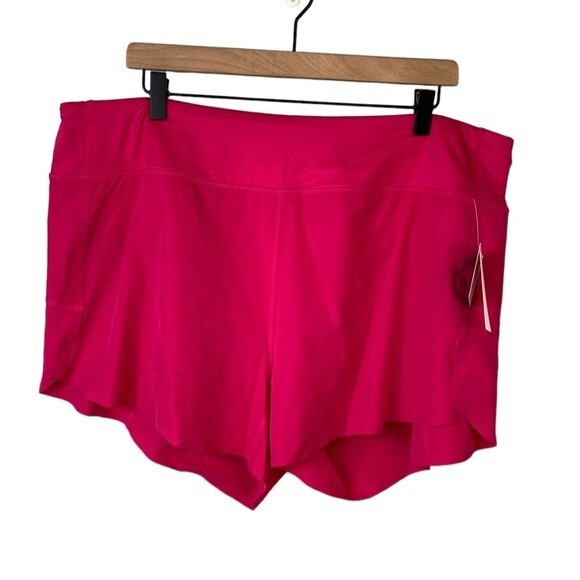 Eddie Bauer Performance Hot Pink Lava Shorts Freedry Moisture Wicking Stretch - Picture 1 of 16